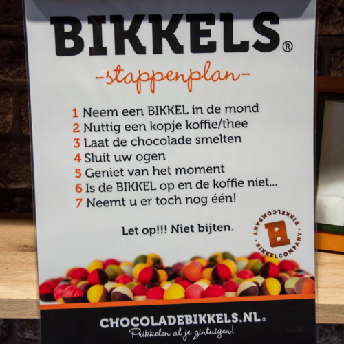 Huize-Holland chocolade bikkels stappenplan